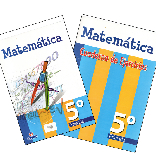 LIBRO MATEMATICAS 5º PRIMARIA Y CUADERNO DE EJERCICIOS