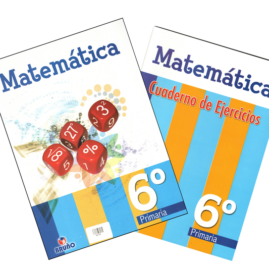 LIBRO MATEMATICAS 6º PRIMARIA Y CUADERNO DE EJERCICIOS